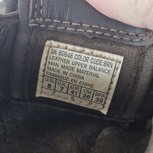 Men's 8 M Skechers Brown Leather Open Toe Fisherman Sandals Hook Loop Shoes Y2K - Picture 7 of 7